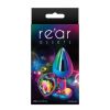 Rear Assets Heart Plug Medium Rainbow