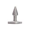 Tantus Stud Plug Silver