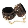 Ankle Restraints Brown Floral Print