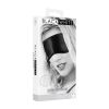 Ouch B&W Satin Eye Mask Blindfold Black