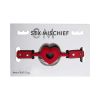 SS S&M Amor Heart Ball Gag Red