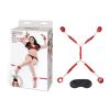 LF Bed Spreader 7pc Restraint Set Red