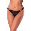 MS Glitz & Glam Tanga Black LXL