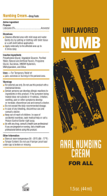 Numb Af - Anal Desensitizing Gel - Unflavored - 1.5 Fl. Oz.